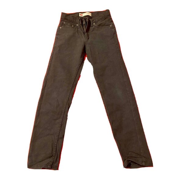 black levis jeans girls size 10 regular preowned In excellent condition denim - Picture 1 of 8